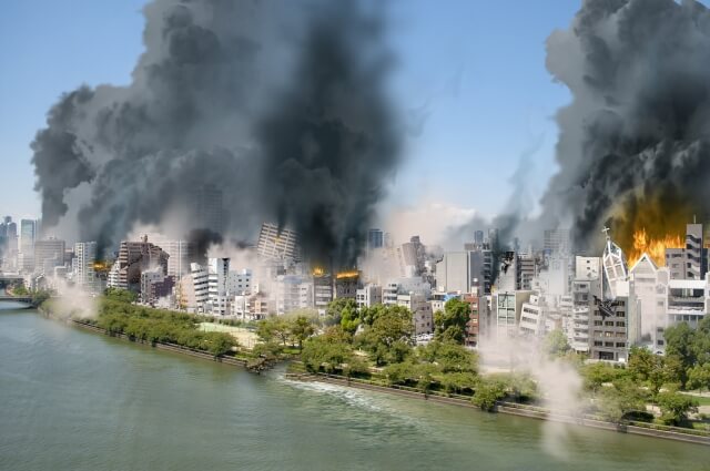 Immediately after the disaster