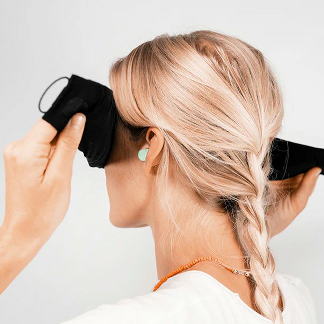 Eye mask and earplugs