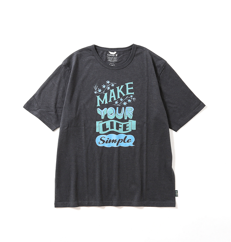 GOHEMP メイクライフシンプルワイドフィットTEE