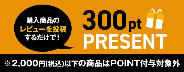 購入商品のレビューを投稿するだけで！500ptプレゼント（2022年6月末日まで！）