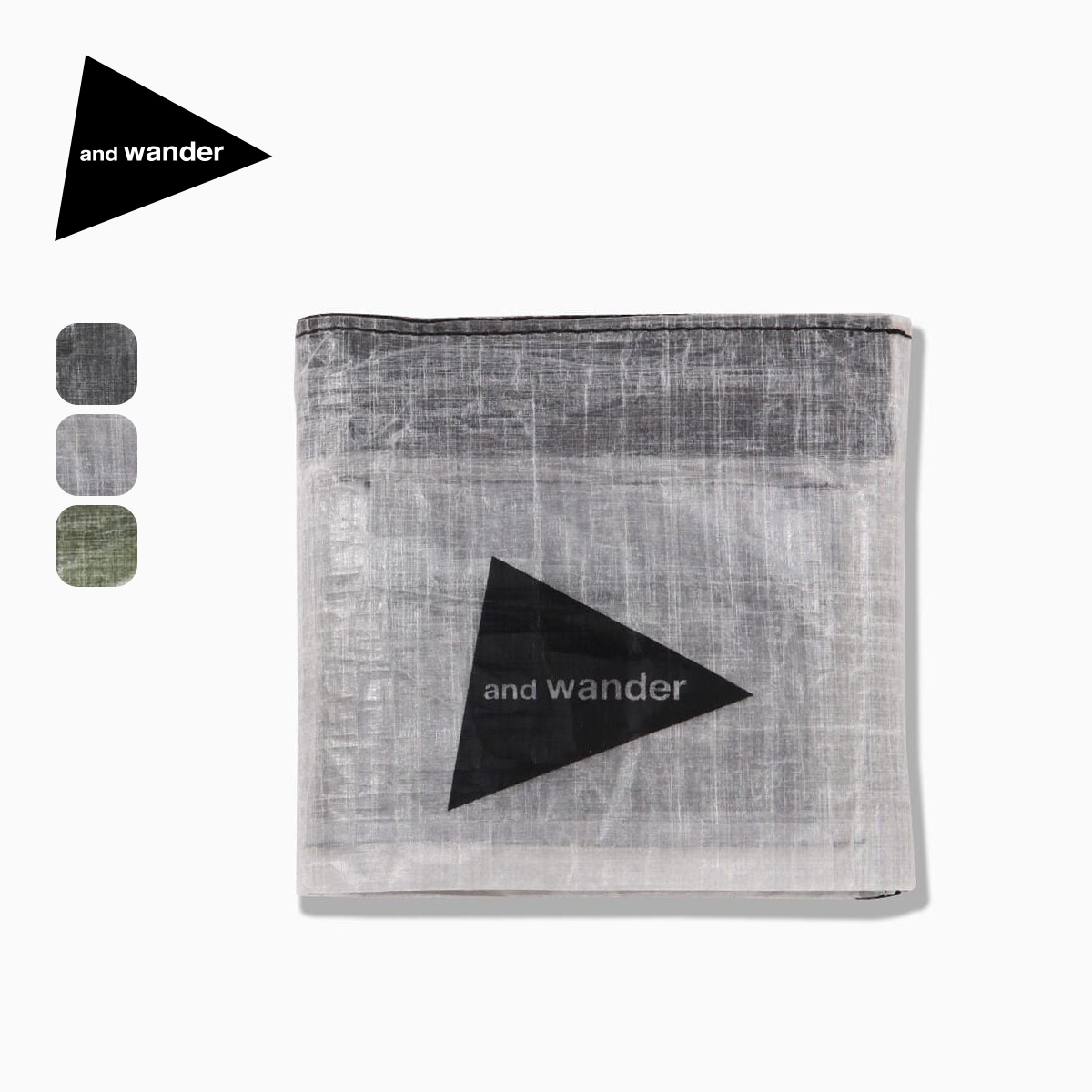 and wander アンドワンダー ULウォレットwithダイニーマ