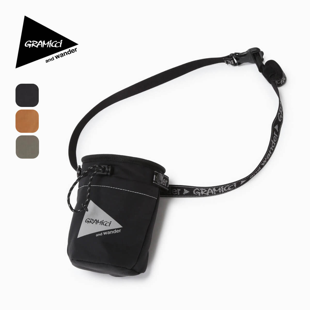 GRAMICCI×and wander グラミチ×アンドワンダー パディドチョークポーチ
