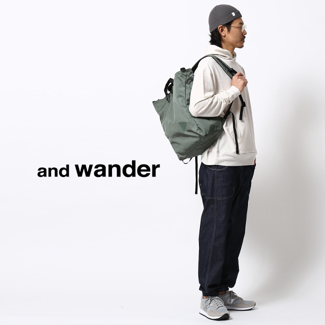 and wander アンドワンダー ヘザー2ウェイトートバッグ｜Outdoor Style