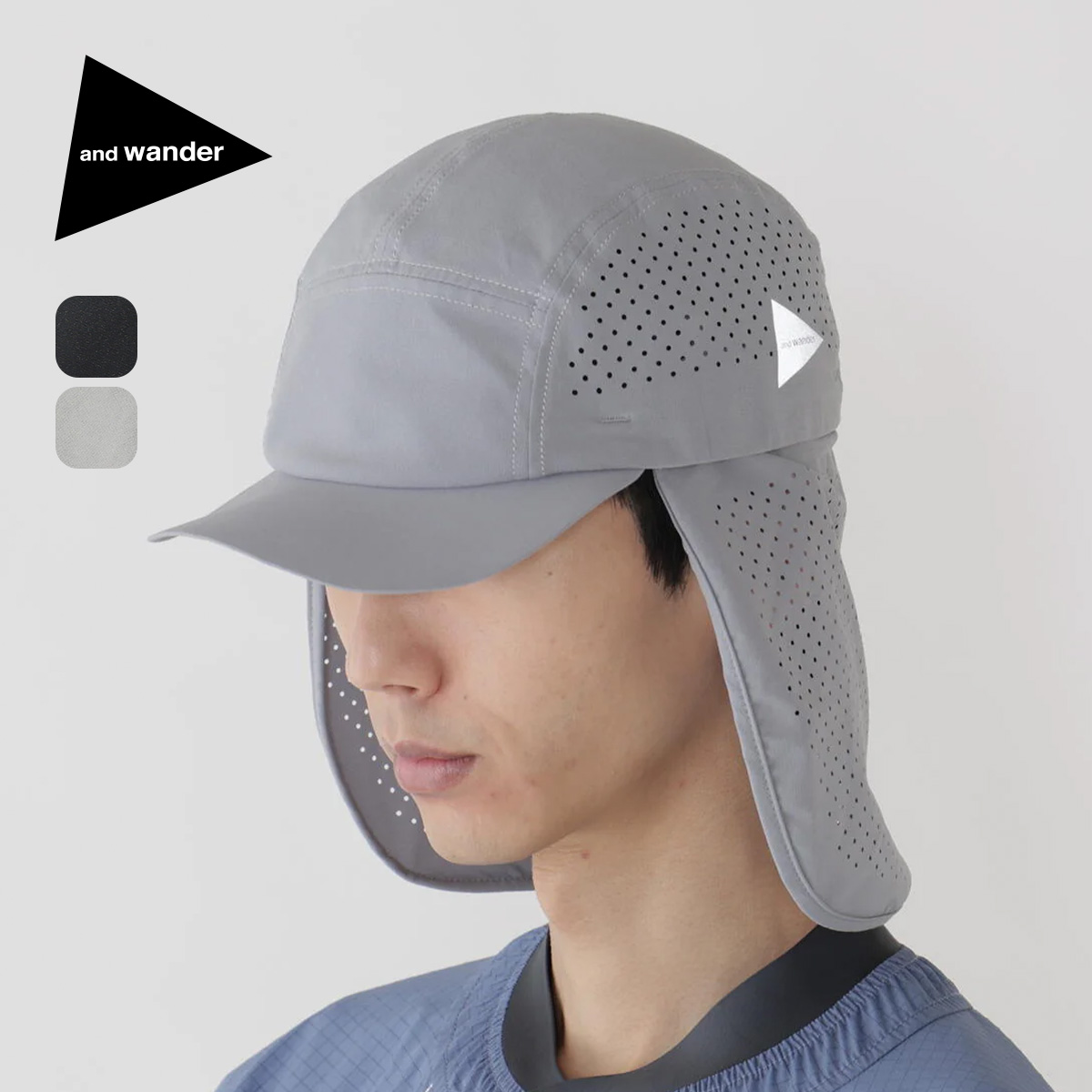 and wander アンドワンダー テックキャップ
