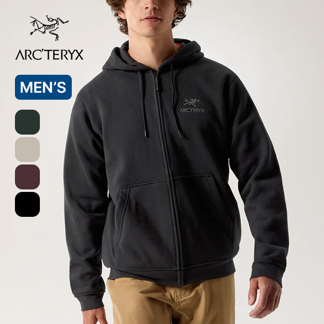 ARC'TERYX アークテリクス エンブレムフリースフルジップフーディ メンズ