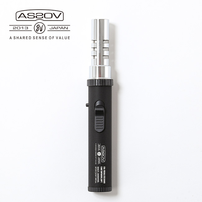 AS2OV アッソブ ポータブルスティックバーナーリニューアル ブラック