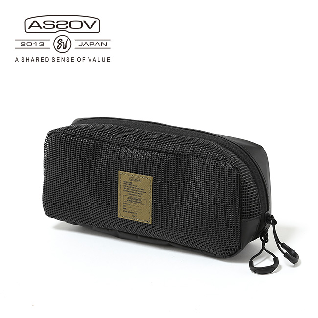 AS2OV アッソブ メッシュポーチ
