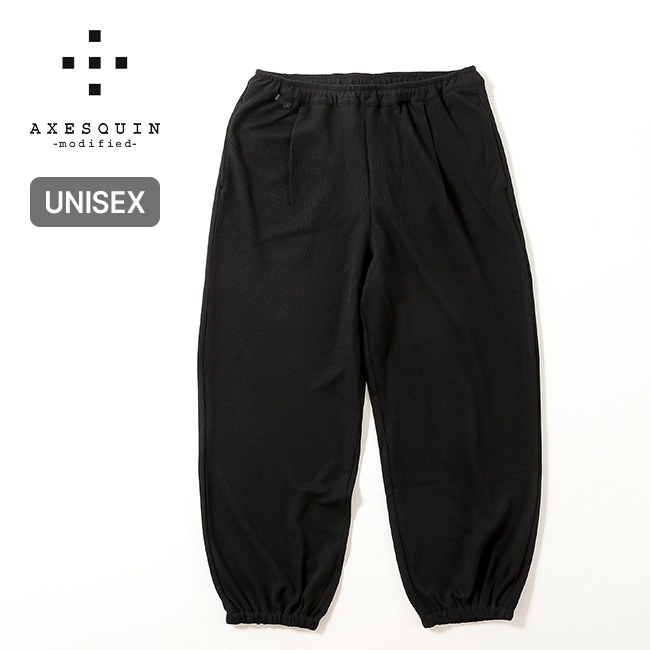 AXESQUIN modified アクシーズクインモディファイド QDエコワッフルリラクシングパンツ