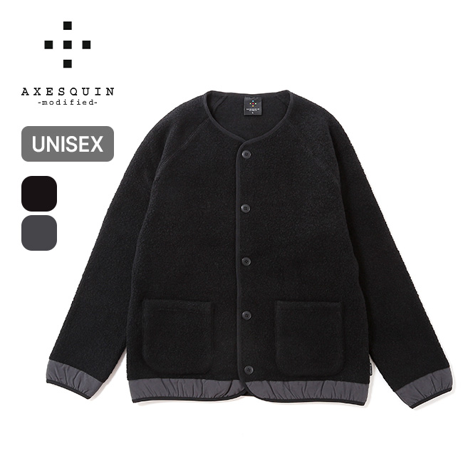 AXESQUIN modified アクシーズクインモディファイド ウールボアカーディガン