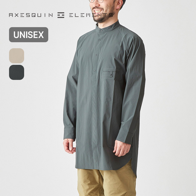 AXESQUIN ELEMENTS アクシーズクインエレメンツ ソフトシェルのロングシャツ