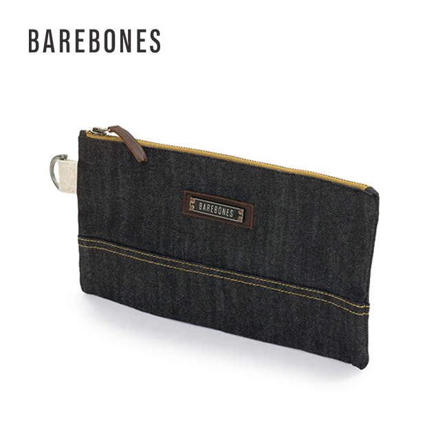 BAREBONES ベアボーンズ ニーラムスモールジッパーポーチデニム