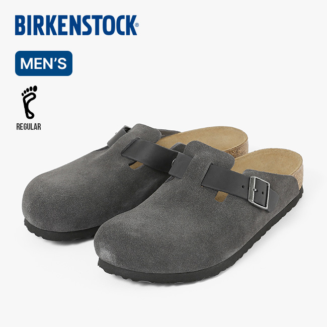 BIRKENSTOCK ビルケンシュトック ボストンLEVE/LEOIスエードレザー/ナチュラルレザーオイルド[レギュラー] メンズ