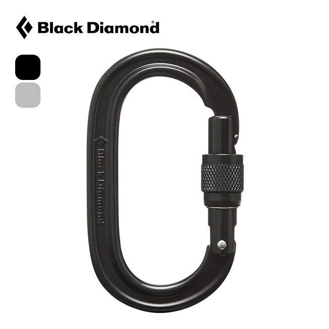 Black Diamond ブラックダイヤモンド オーバルキーロック スクリューゲート