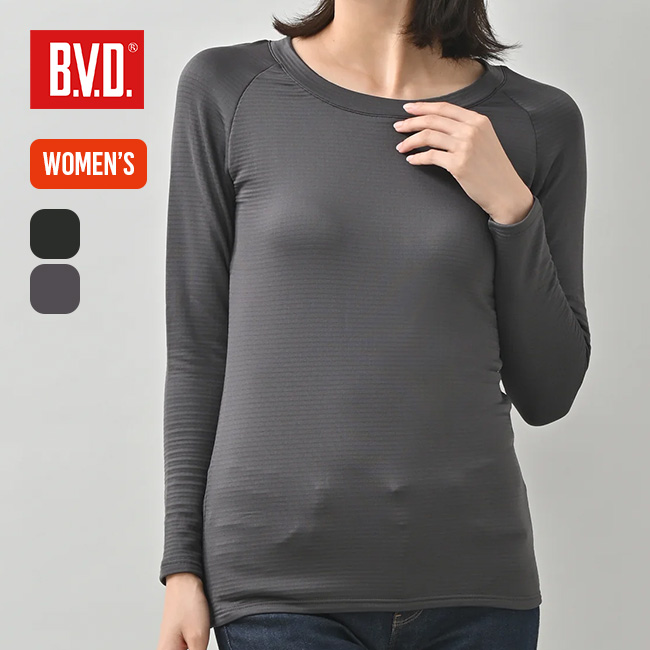 B.V.D. ビー・ブイ・ディー クルーネック【ウィメンズ】