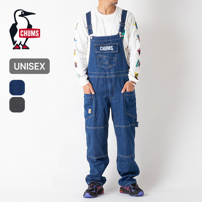 土日限定値下げ　CHUMS チャムス　アウトドアオーバーオール　インディゴ CHUMS チャムス オールオーバーザオーバーオール(S インディゴ