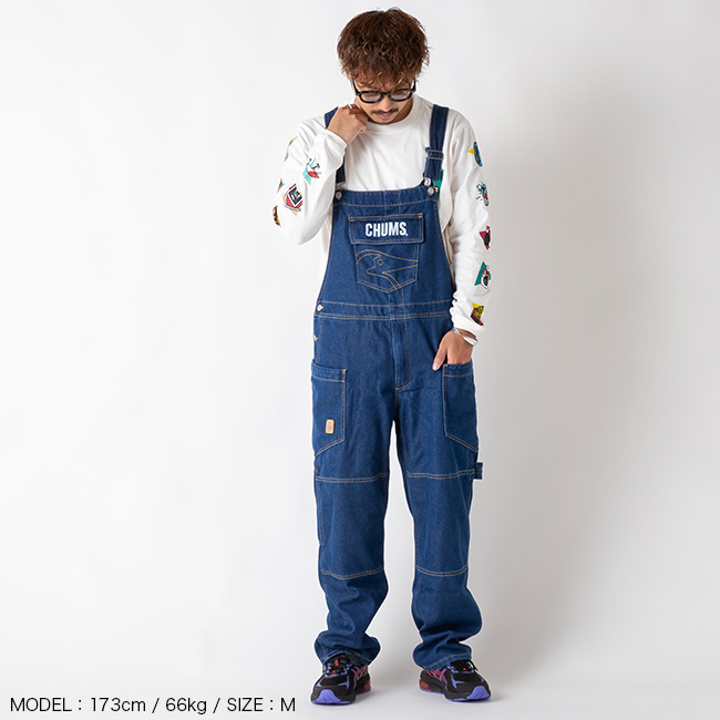 CHUMS チャムス オールオーバーザオーバーオール(S インディゴ
