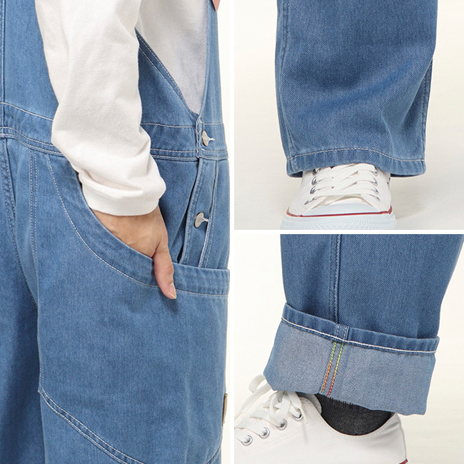 CHUMS チャムス オールオーバーザオーバーオール(S インディゴ