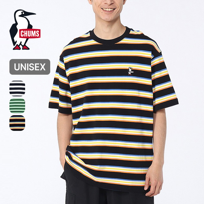 CHUMS チャムス ブービーボーダーピケTシャツ