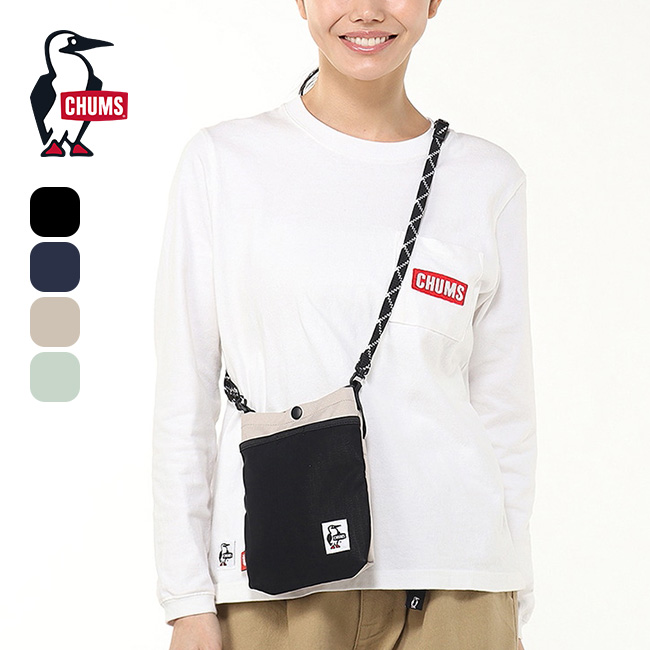 CHUMS チャムス リサイクルメッシュポケットショルダーバッグ