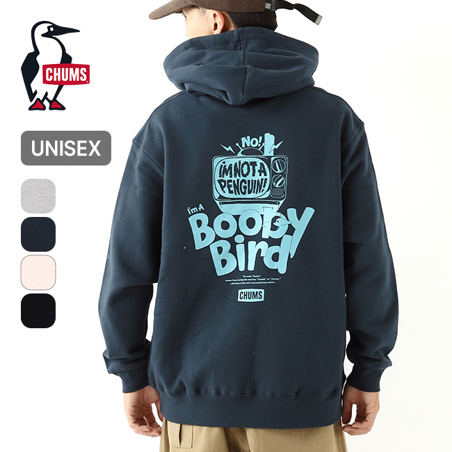 CHUMS チャムス オーバーサイズアイムノットアペンギンP/Oパーカー