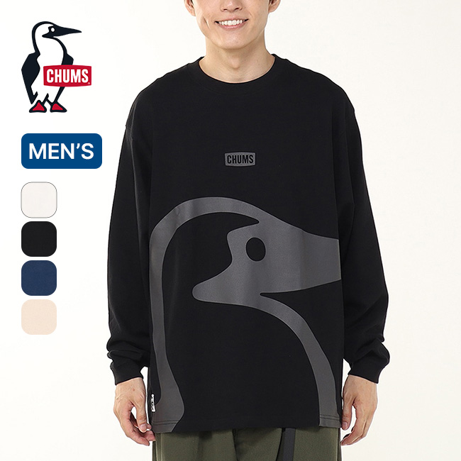 CHUMS チャムス ビッグブービーブラッシュドL/S Tシャツ メンズ