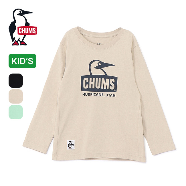 CHUMS チャムス フェイスブラッシュドL/S Tシャツ【キッズ】