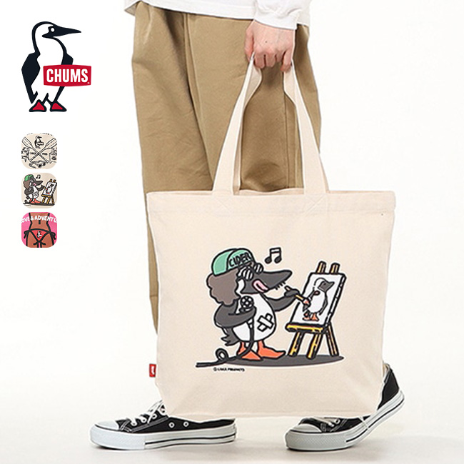 CHUMS チャムス かせきさいだぁ キャンバストートバッグ