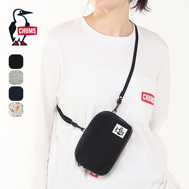 CHUMS チャムス ホルターネックミニバッグスウェットナイロン