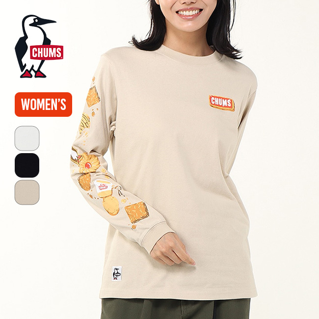 CHUMS チャムス ブービークッキーズブラッシュドL/S Tシャツ【ウィメンズ】