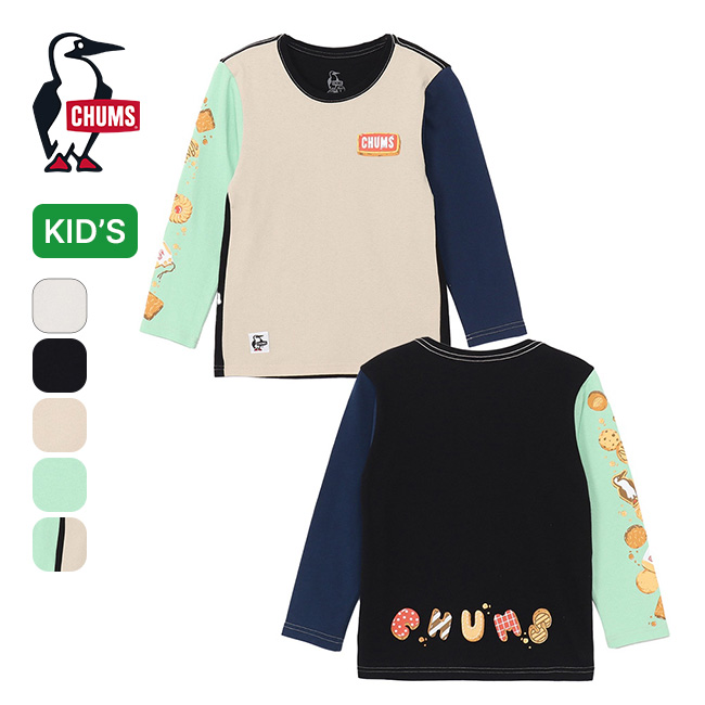 CHUMS チャムス ブービークッキーズブラッシュドL/S Tシャツ【キッズ】