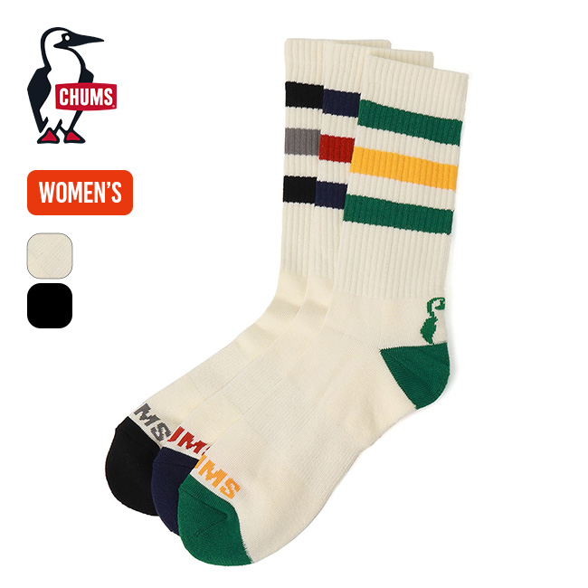 CHUMS チャムス 3Pブービーミディアムソックス