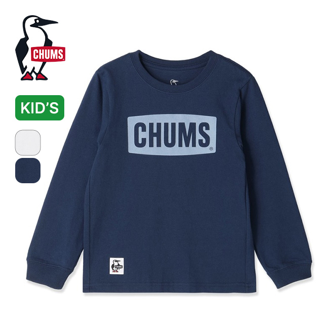 CHUMS チャムス チャムスロゴブラッシュドL/S Tシャツ【キッズ】