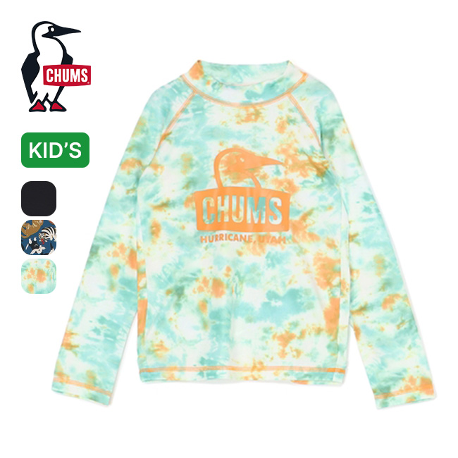 CHUMS チャムス スプラッシュブービーフェイスL/S Tシャツ【キッズ】
