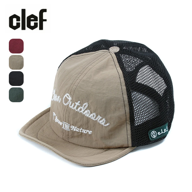 Clef クレ MTトラッカーメッシュB.キャップ