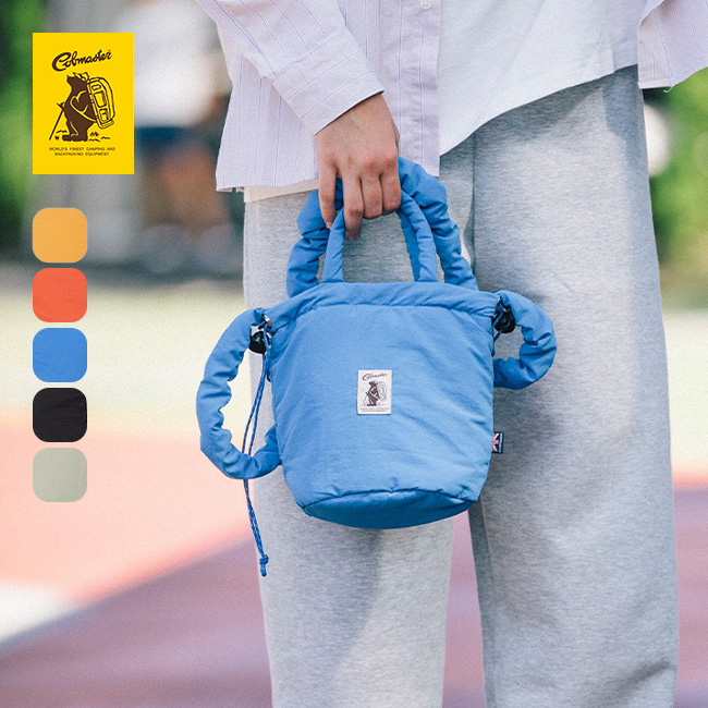 COBMASTER コブマスター パデッドマフィン ドローストリングショルダーバッグ