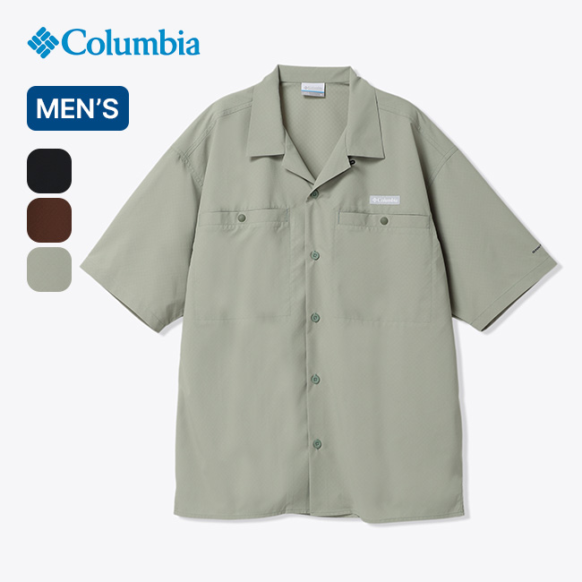 Columbia コロンビア クリスタルロックショートスリーブシャツ メンズ