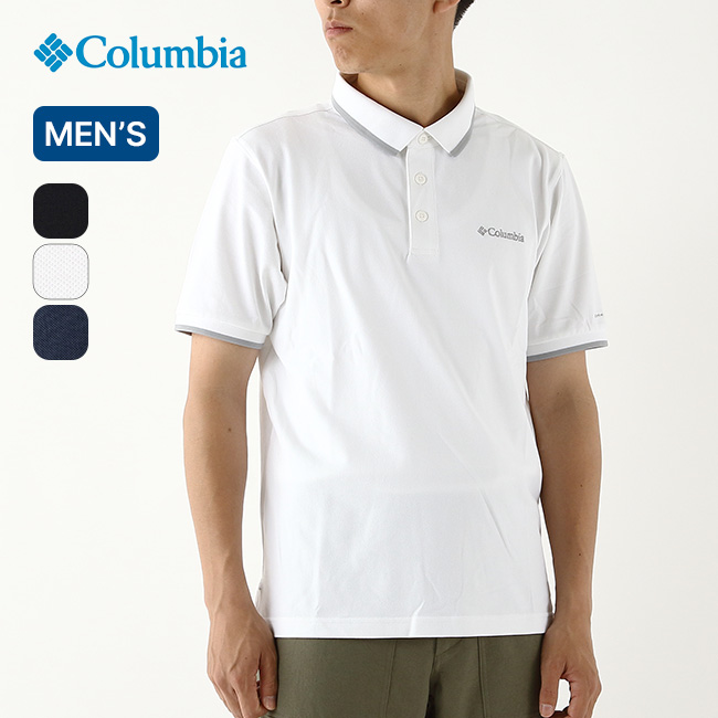 Columbia コロンビア コーブ ドーム ビュート ソリッド ピケポロ メンズ