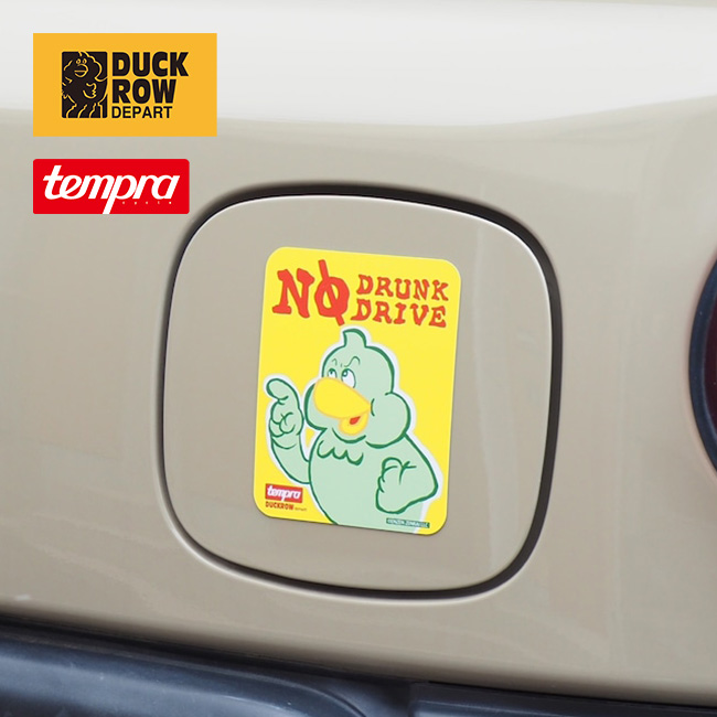 DUCKROW DEPART ダックローデパート TEMPRA GARAGE×DUCKROW カーマグネット