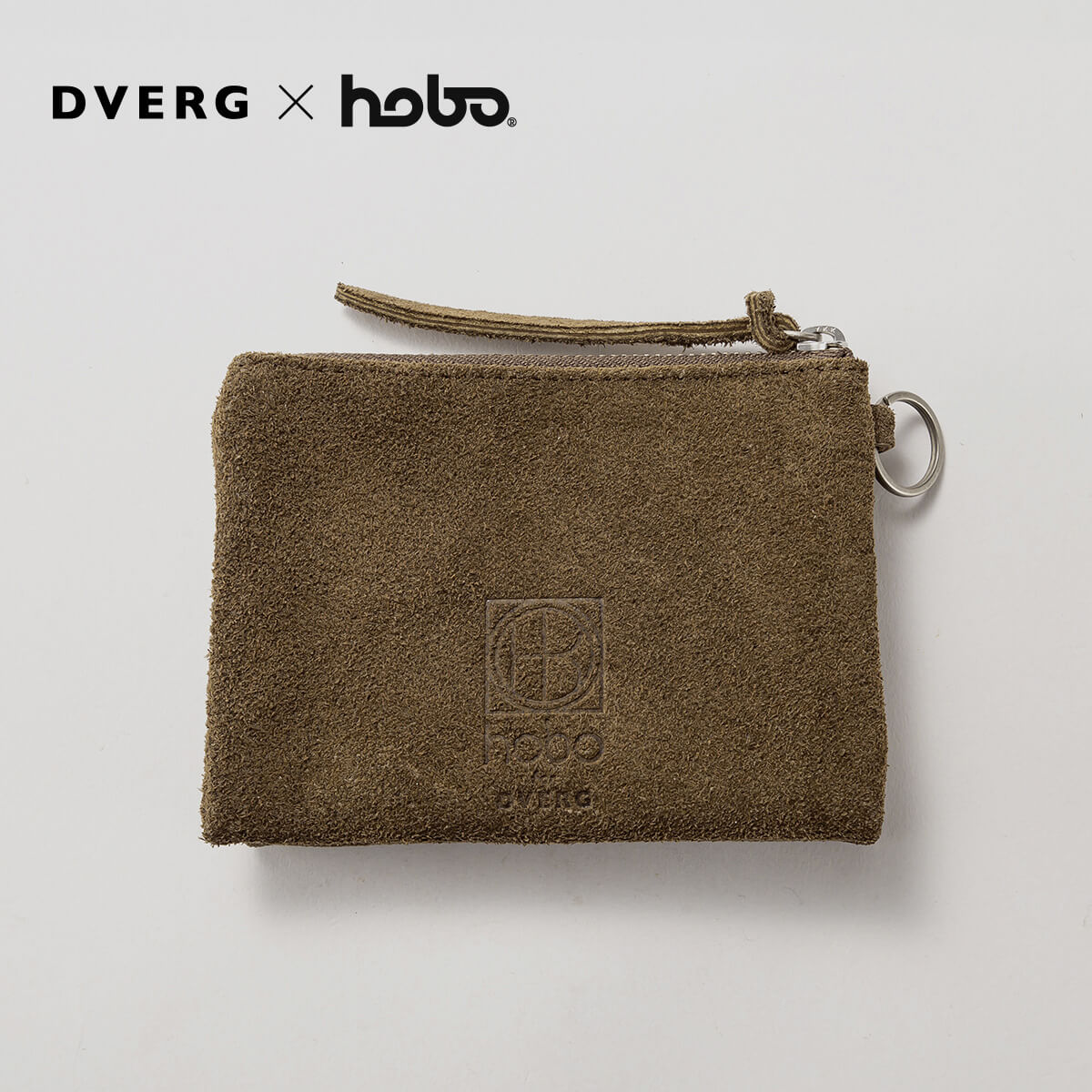 DVERG × hobo ドベルグ×ホーボー ZIP CASE WATERPROOF COW SUEDE for DVERG