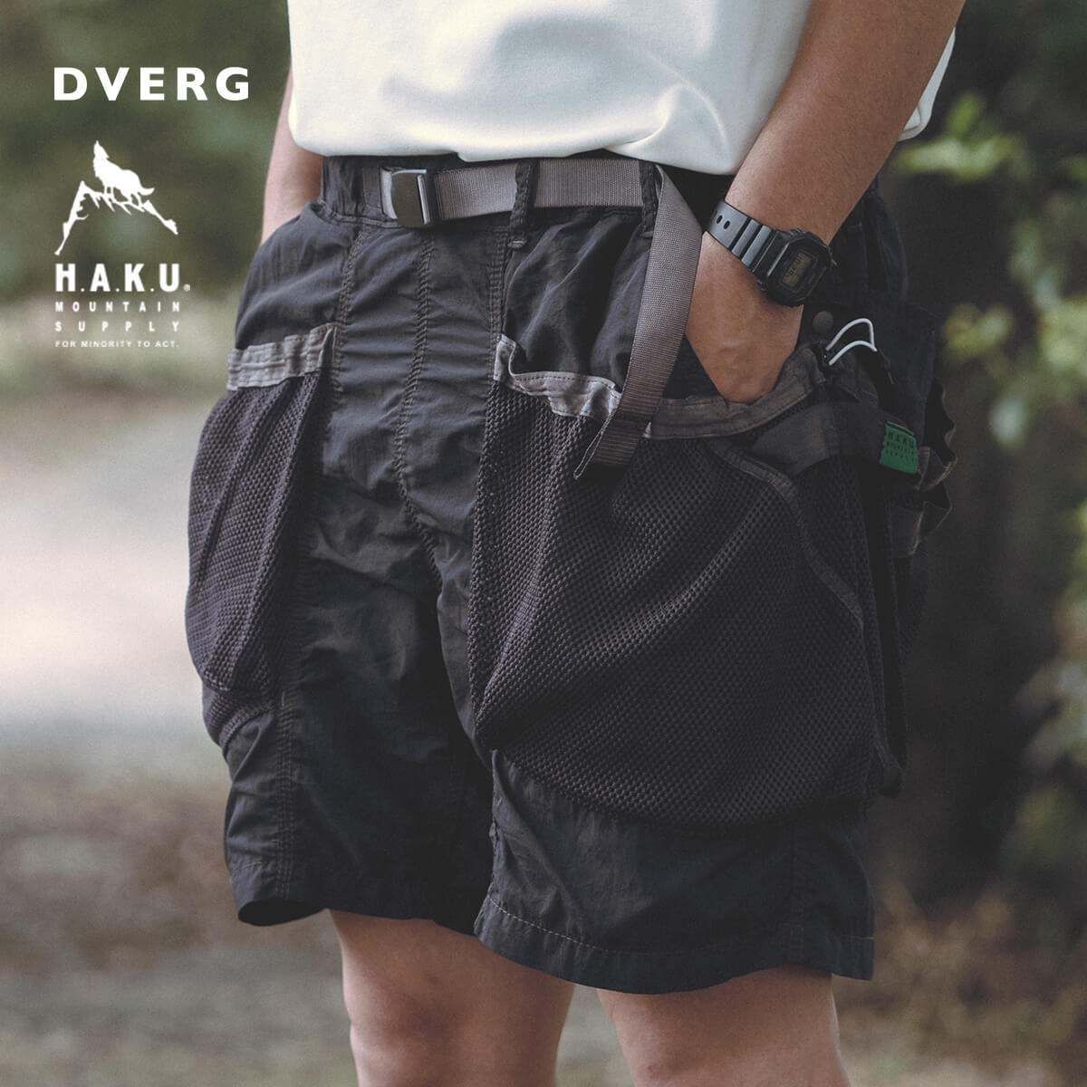 DVERG×H.A.K.U MOUNTAIN SUPPLY ドベルグ×ハクマウンテンサプライ ビクショーツ