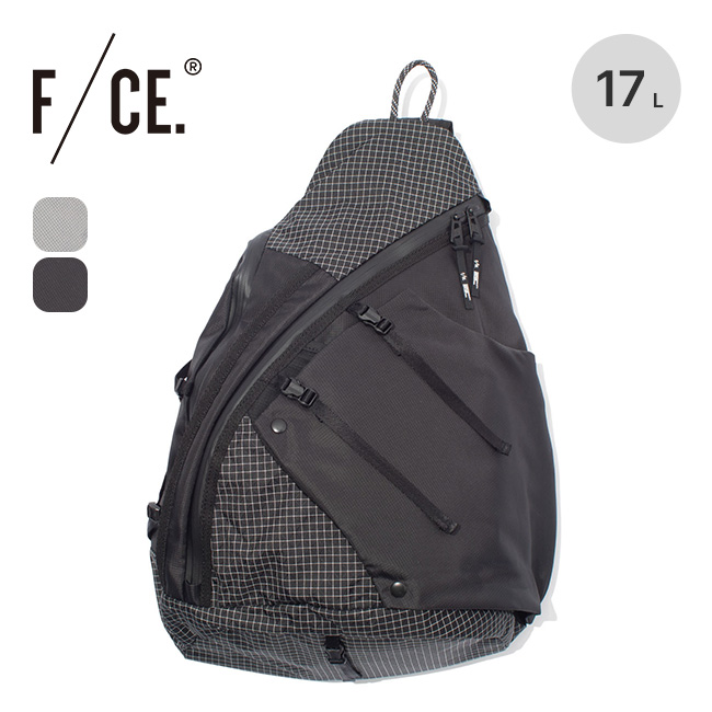 F/CE. エフシーイー テクスチャードツイル3ポインツスリンガーバッグ