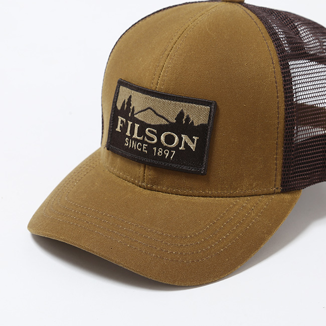 フィルソン　FILSONメッシュキャップ　ベージュ FILSON フィルソン ロガーメッシュキャップ(ベージュ): SUNDAY