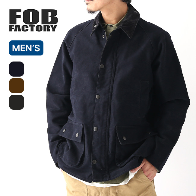 FOB FACTORY エフオービーファクトリー モールスキンライディングジャケット