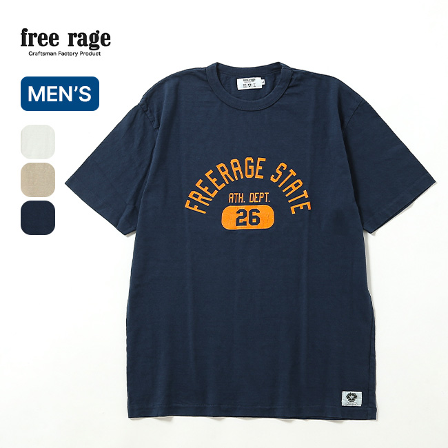 free rage フリーレイジ リサイクルコットンTee(フリーレージステート)