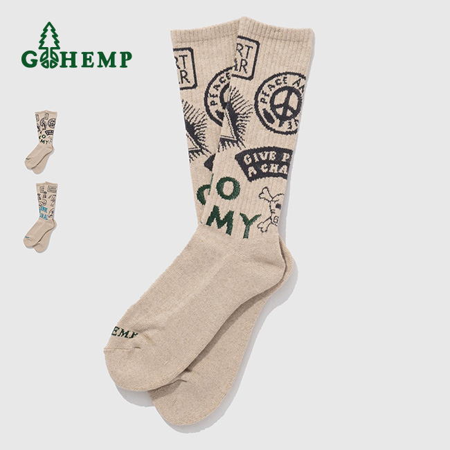 GOHEMP ゴーヘンプ ノーアーミークルーソックス