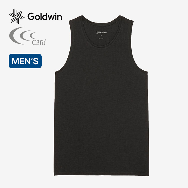 GOLDWIN C3fit ゴールドウィン シースリーフィット ウールブレンドメッシュタンク メンズ