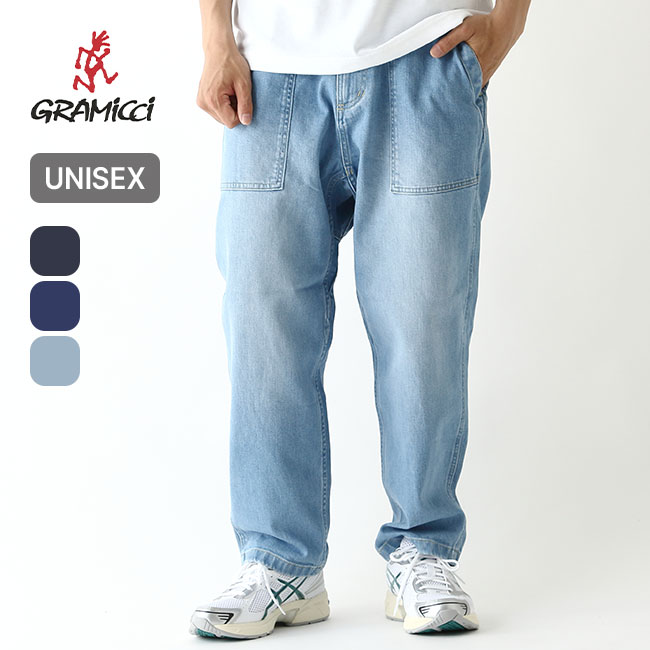 GRAMICCI グラミチ ストレッチデニムルーズテーパードパンツ ユニ