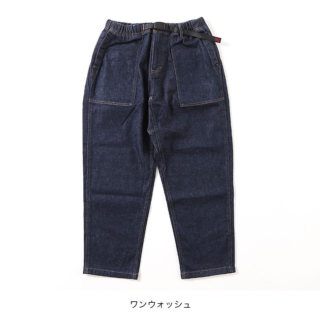 GRAMICCI グラミチ ストレッチデニムルーズテーパードパンツ ユニ