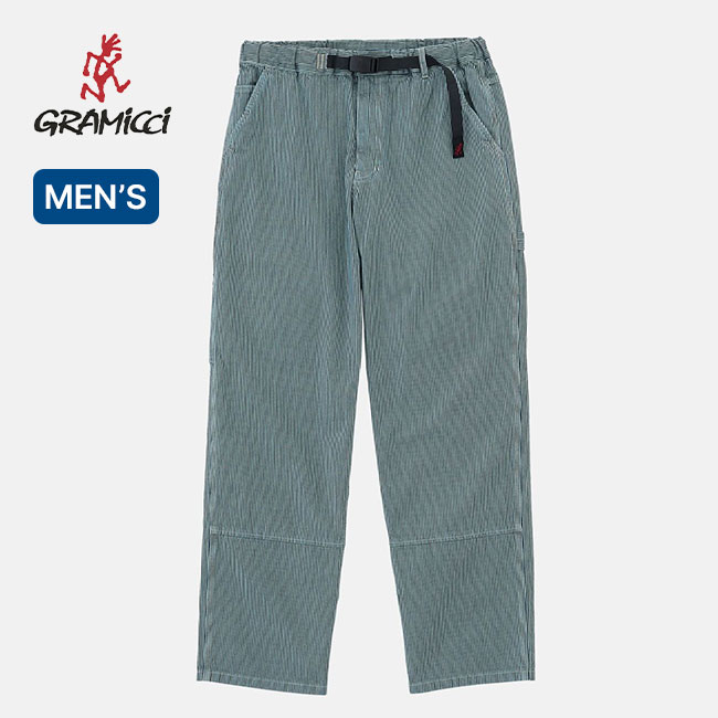 GRAMICCI グラミチ オーバーダイドヒッコリーワークパンツ メンズ