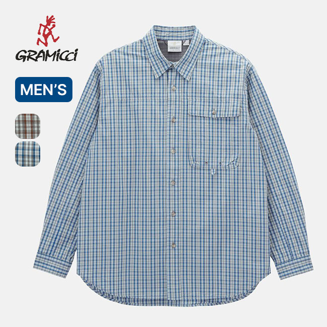 GRAMICCI グラミチ ポプリンミルウッドシャツ メンズ